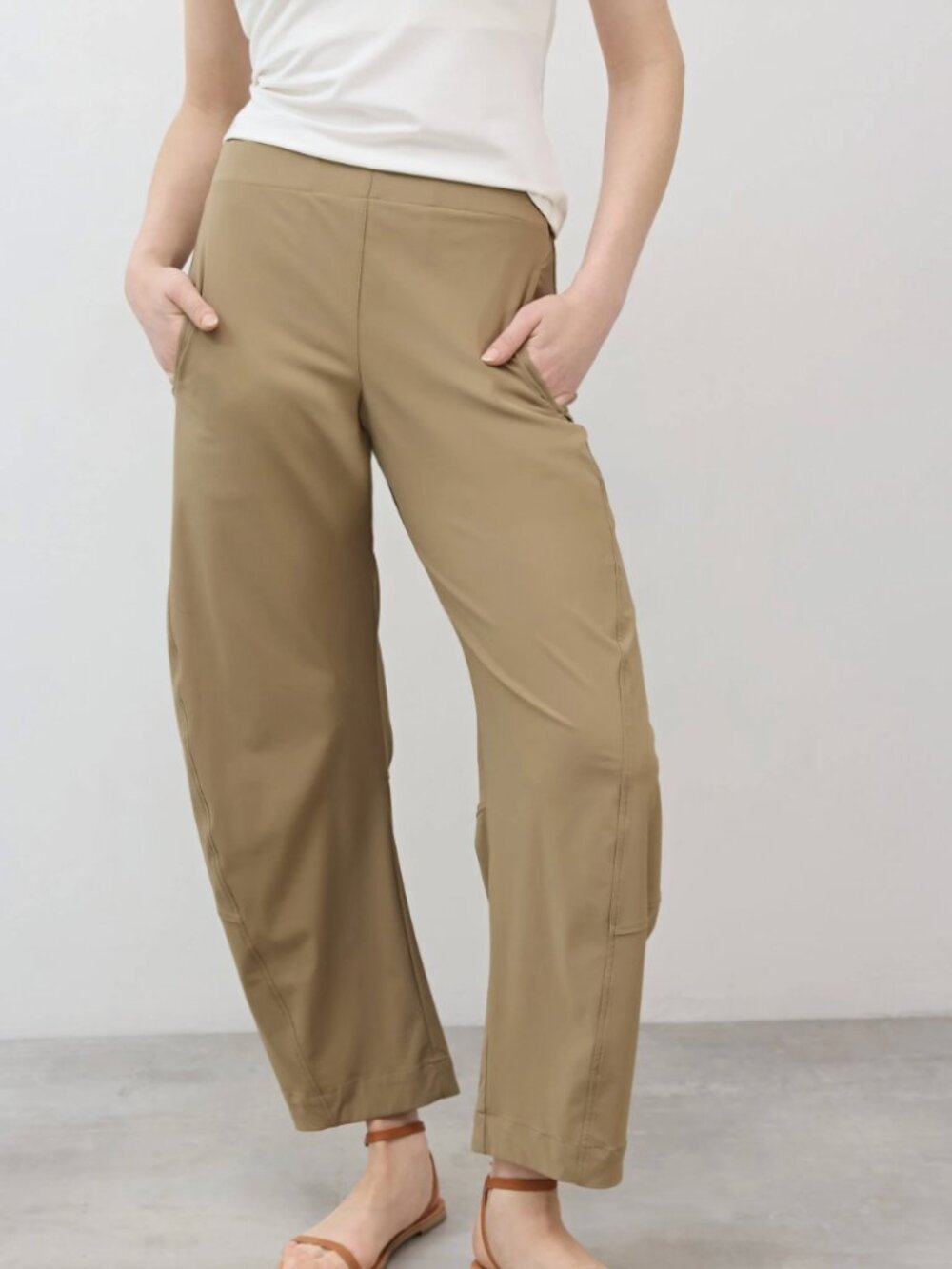 Ruti Petite On the Loose Work Pants - Dune